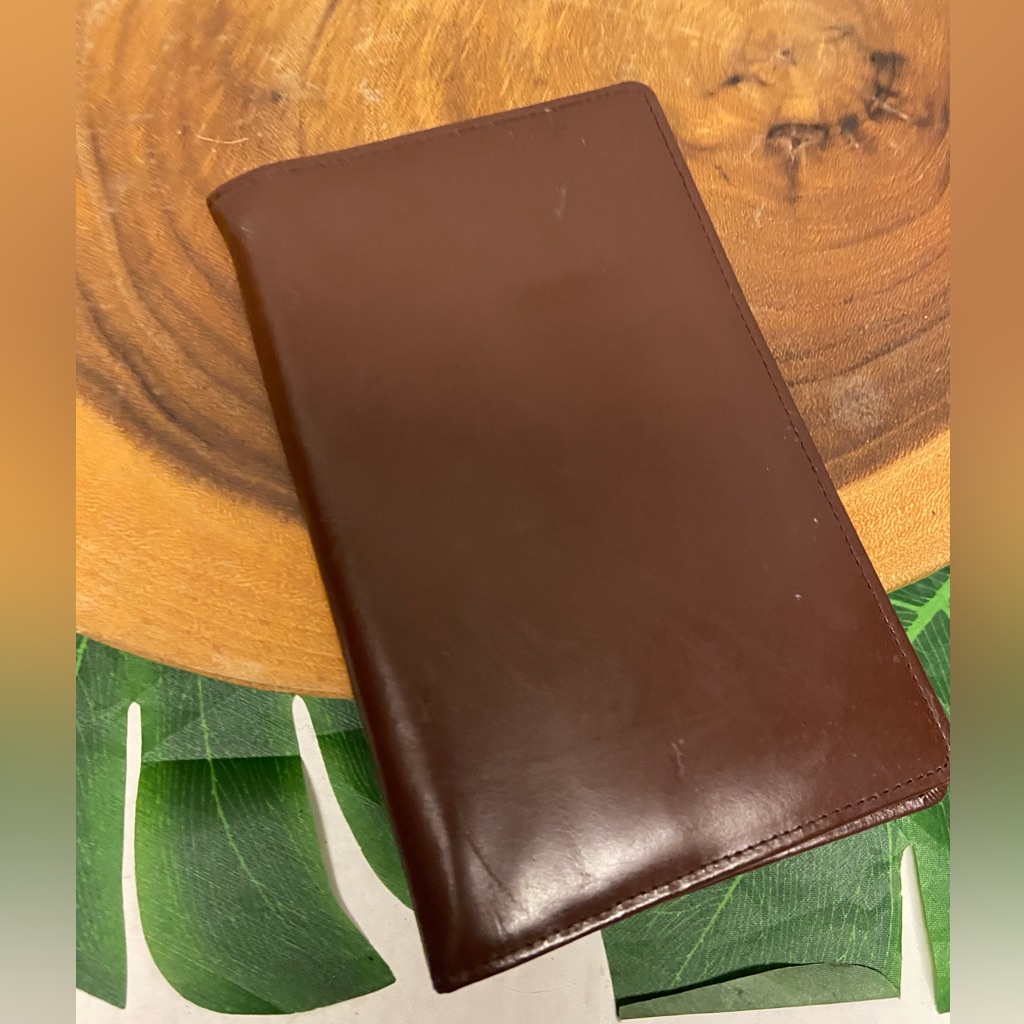 Vintage Leather Passport Holder Wallet